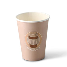 Pappbecher bedruckt "Coffeebreak" 300 ml / 12 oz, Ø 80 mm, weiß