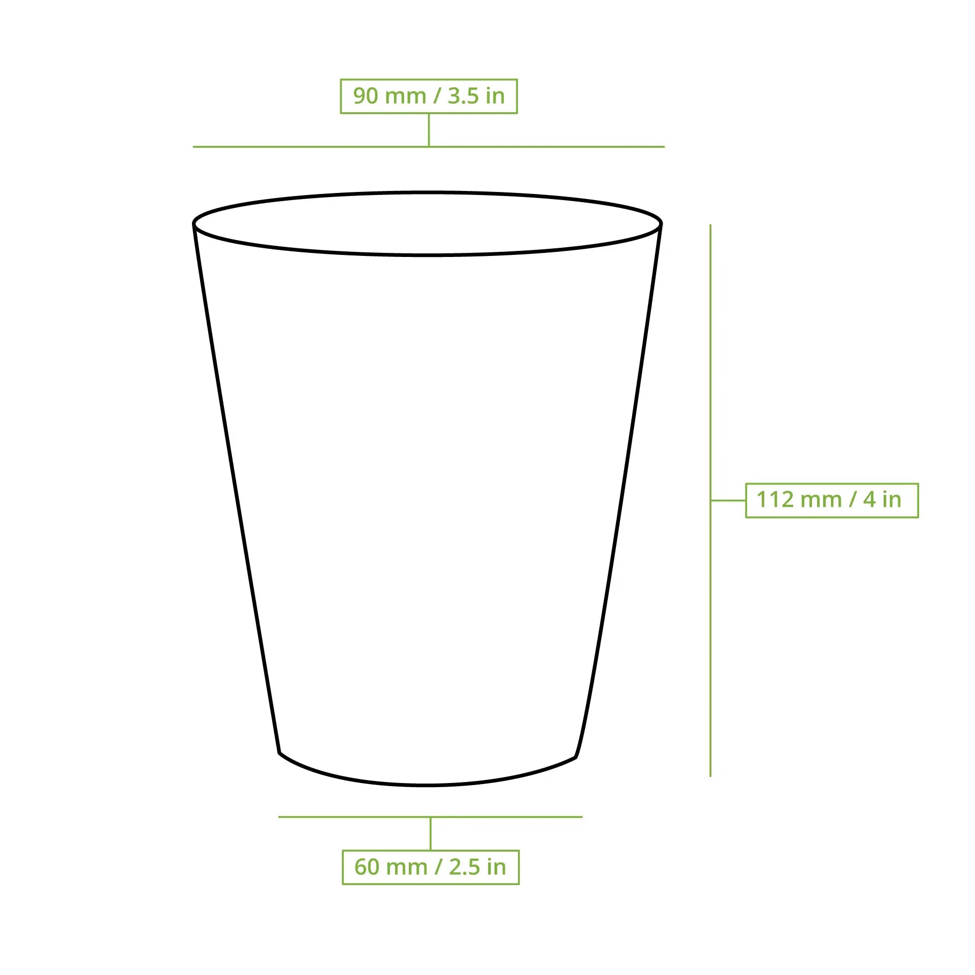 Pappbecher bedruckt "Coffeebreak" 300 ml / 12 oz, Ø 80 mm, weiß