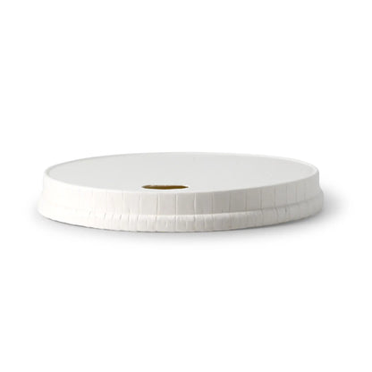 Paper lids Ø 80 mm, white, drink opening