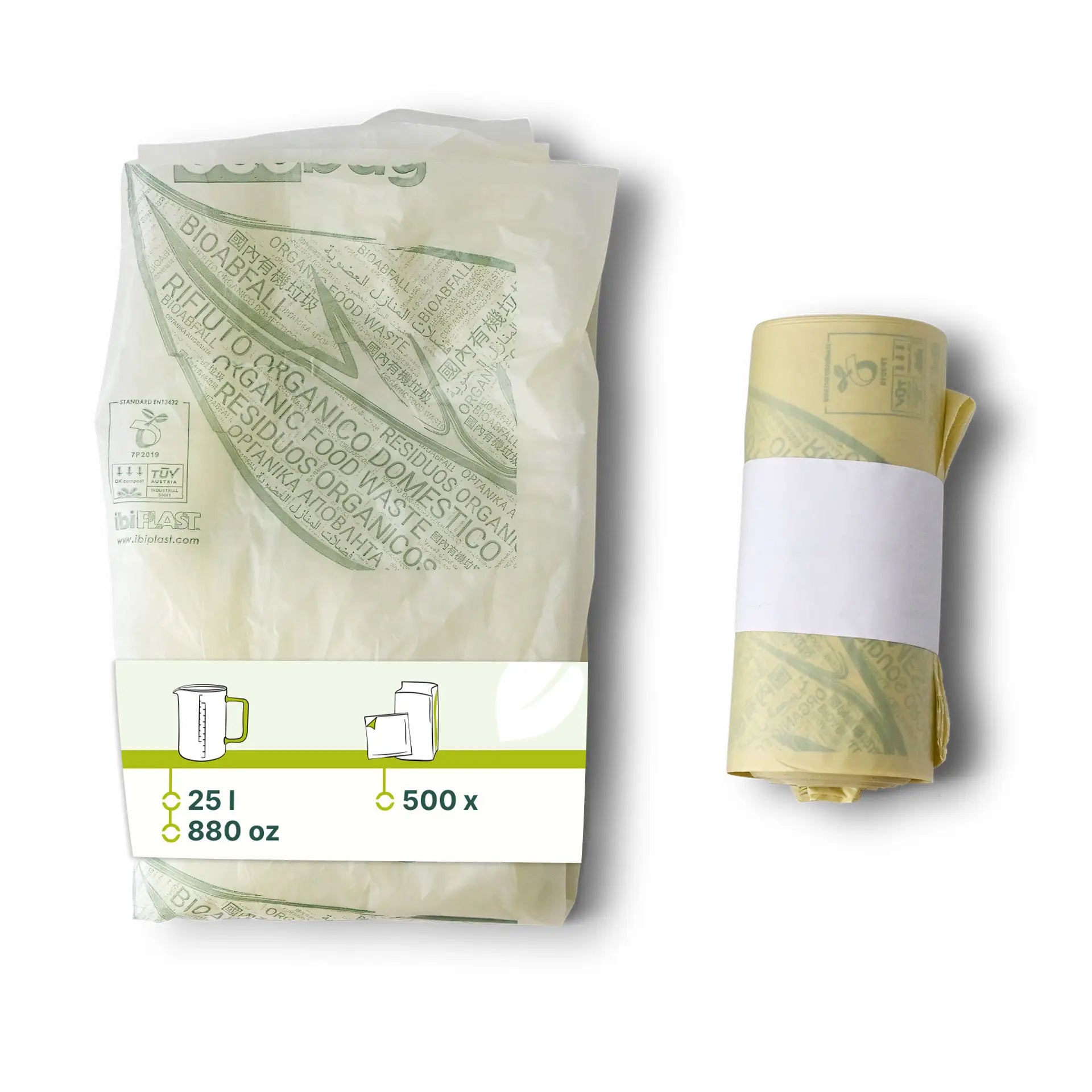 Bio Bin bags PLA, 50x60 cm, 25 l