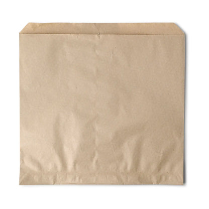 Paper-flat bags 24.5 x 25 cm, kraft