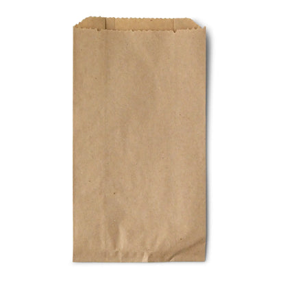 Flachbeutel aus Papier 10 x 5 x 19 cm, braun