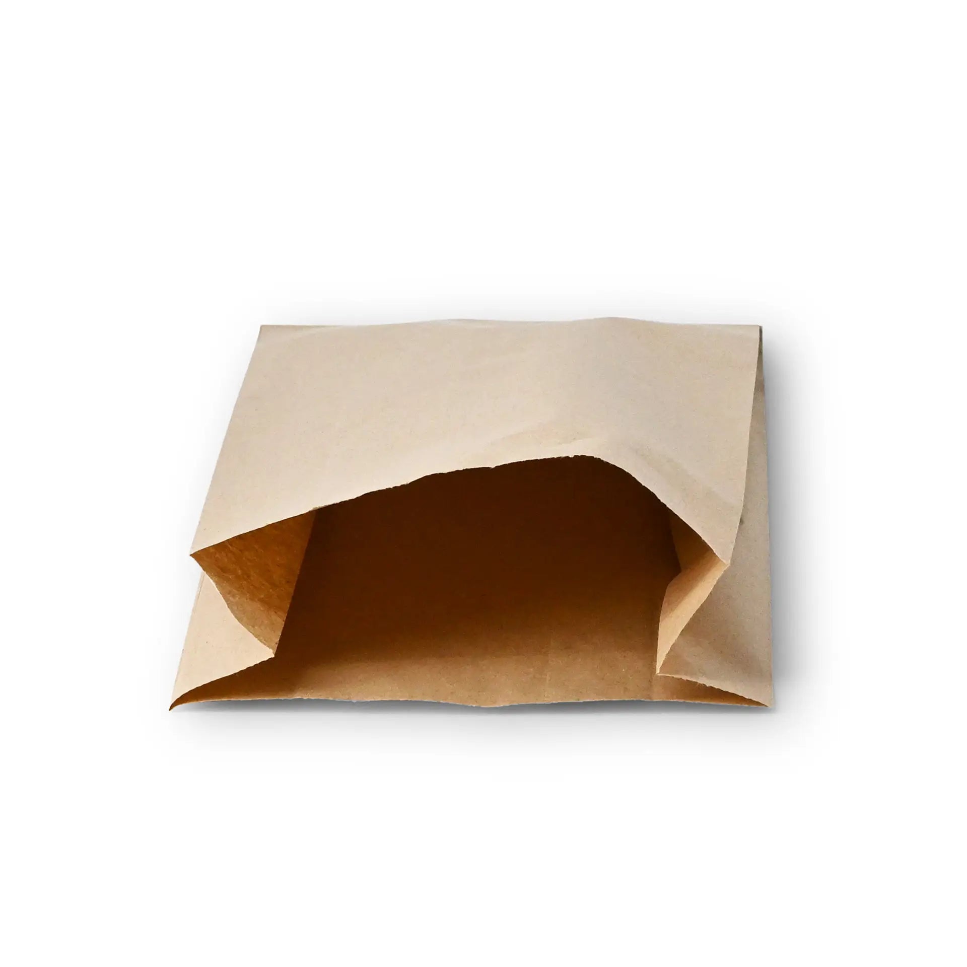Flachbeutel aus Papier 15 x 6 x 29 cm, braun