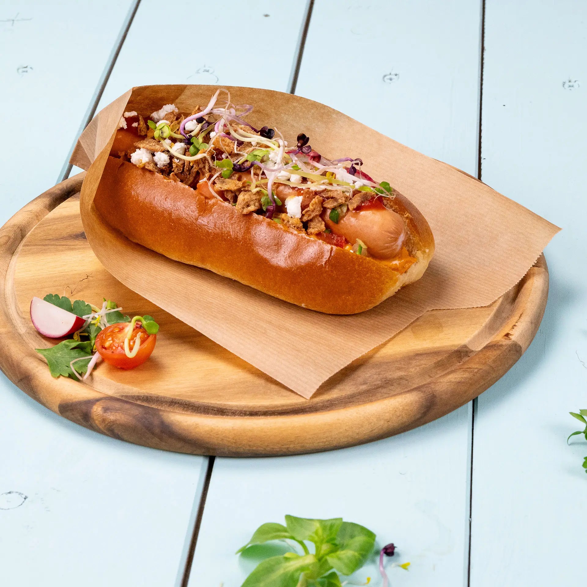 Hot dog Papier 8 x 20,5 cm