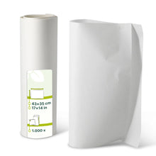 Wrapping paper sheets 43 x 35 cm, white