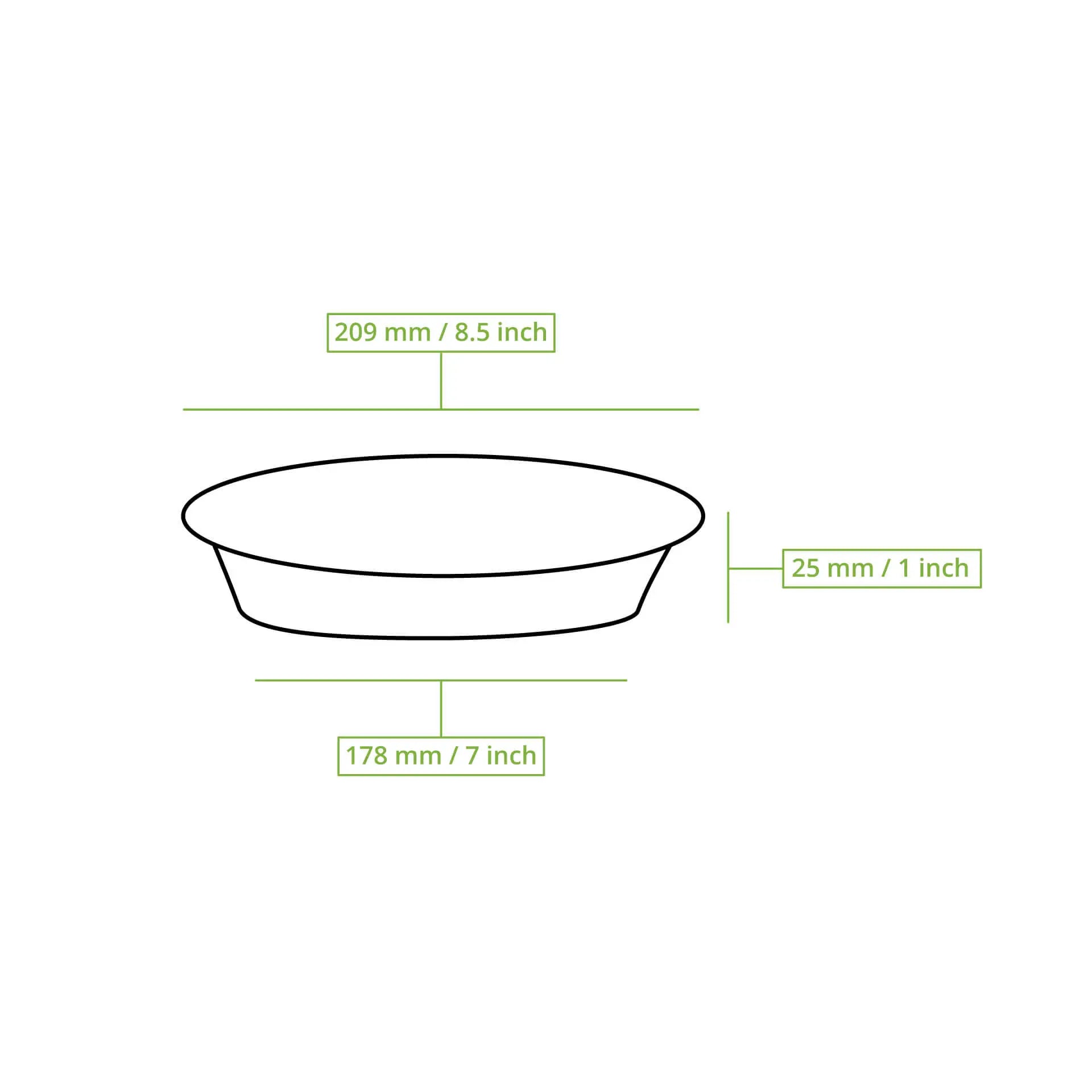 Baking moulds made from cocoa paper ∅ 18 cm, round, brown