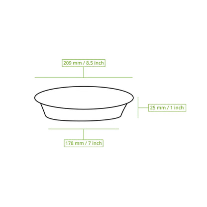 Baking moulds made from cocoa paper ∅ 18 cm, round, brown