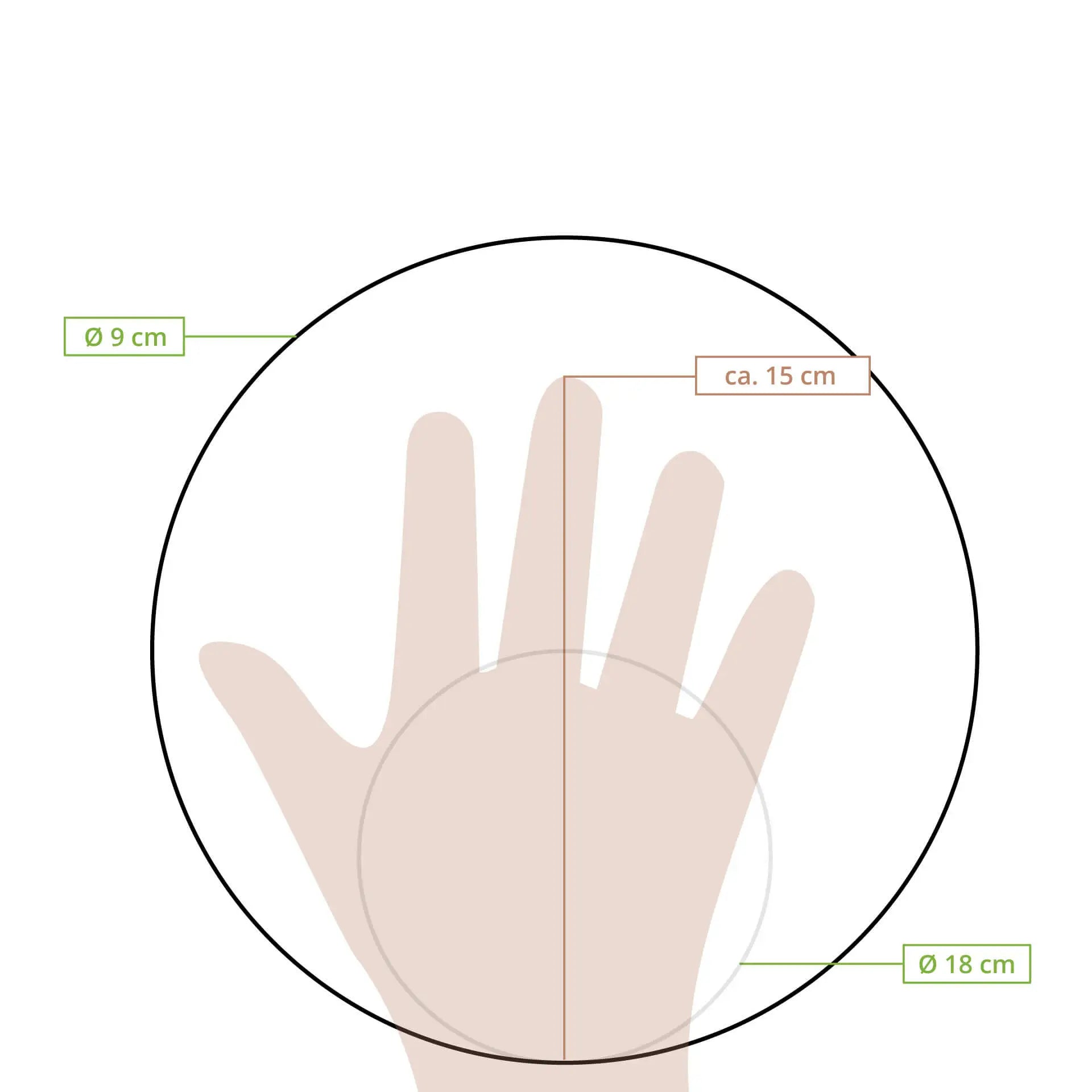 Baking moulds made from cocoa paper ∅ 18 cm, round, brown