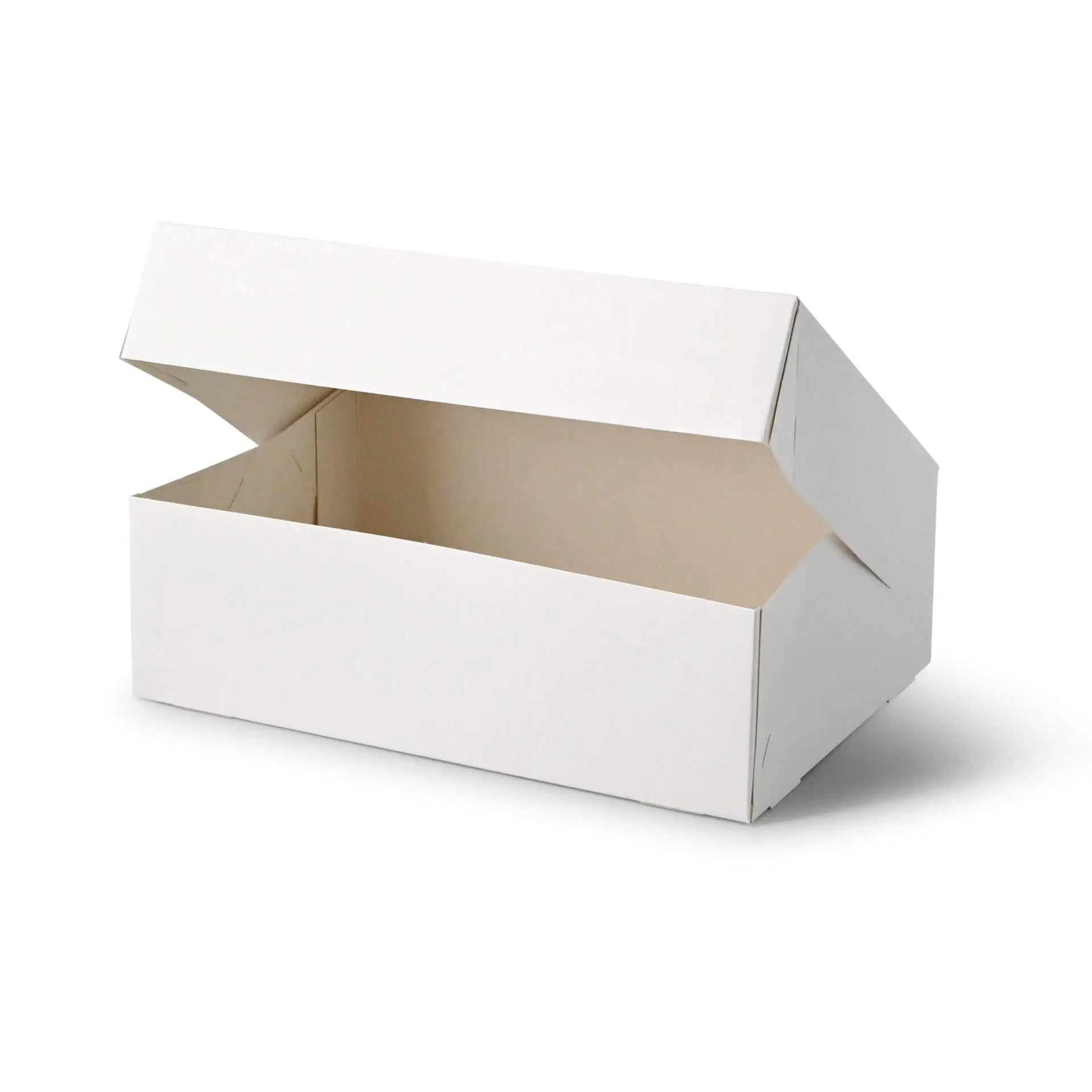 Cupcake boxes (6 pieces) with cellulose window, white