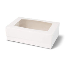 Cupcake Boxen (6er), Zellulose-Fenster, weiß