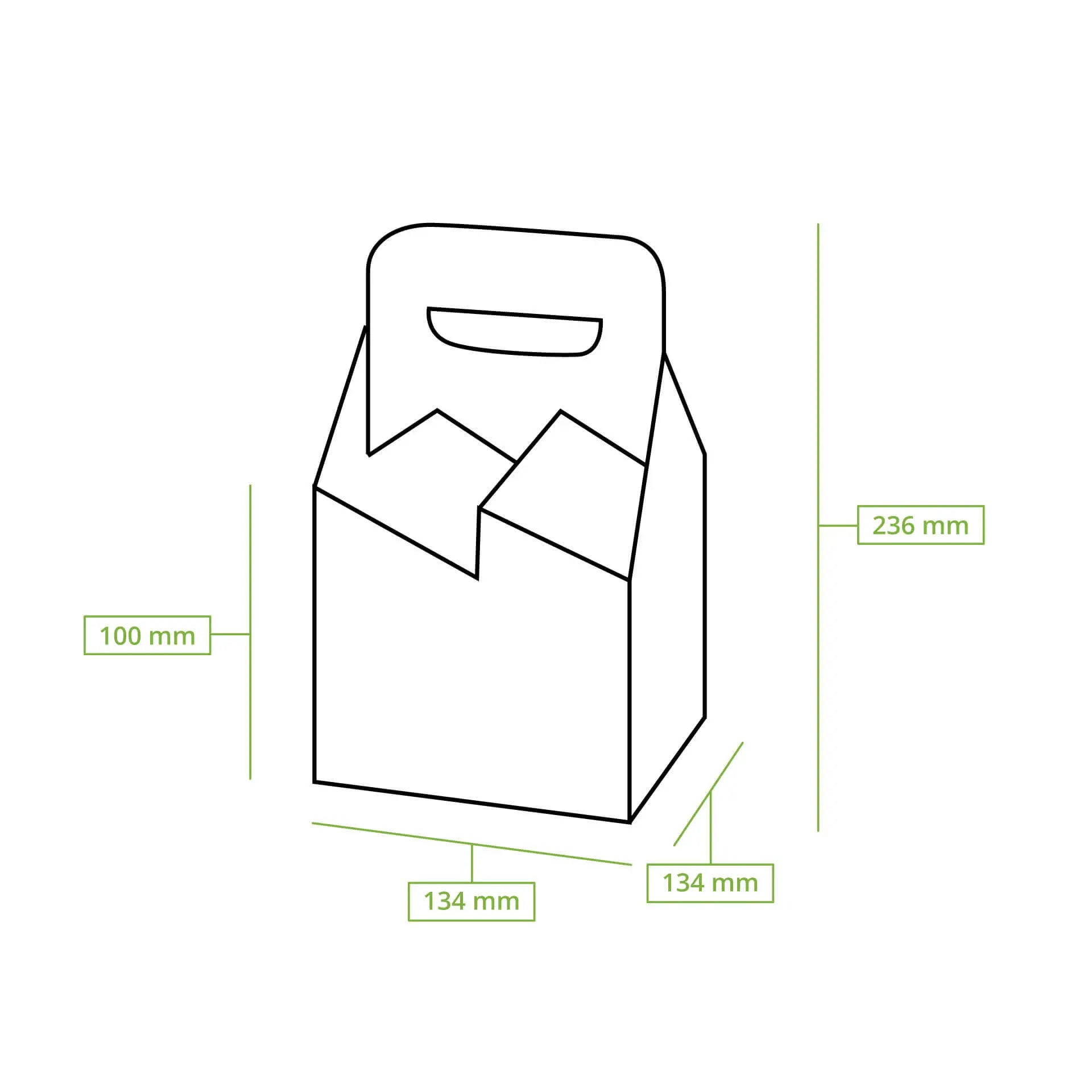 Bottle carrier (4-pack) made of cardboard, foldable
