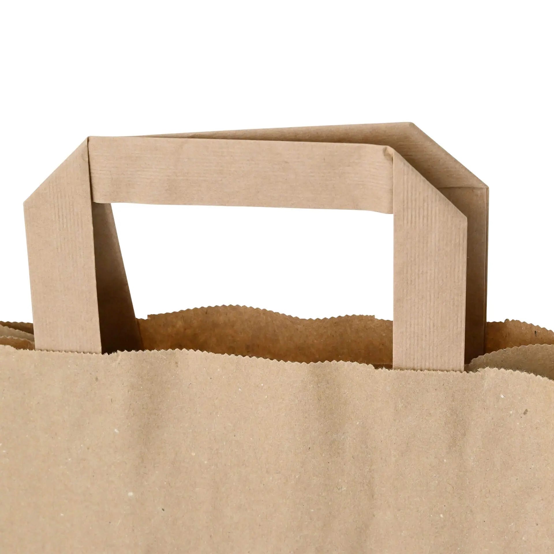 Tragetaschen aus Recyclingpapier S, 18 x 8 x 22 cm, braun                                   