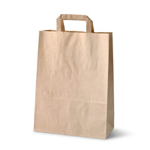 Tragetaschen aus Recyclingpapier L, 26 x 12 x 35 cm, braun