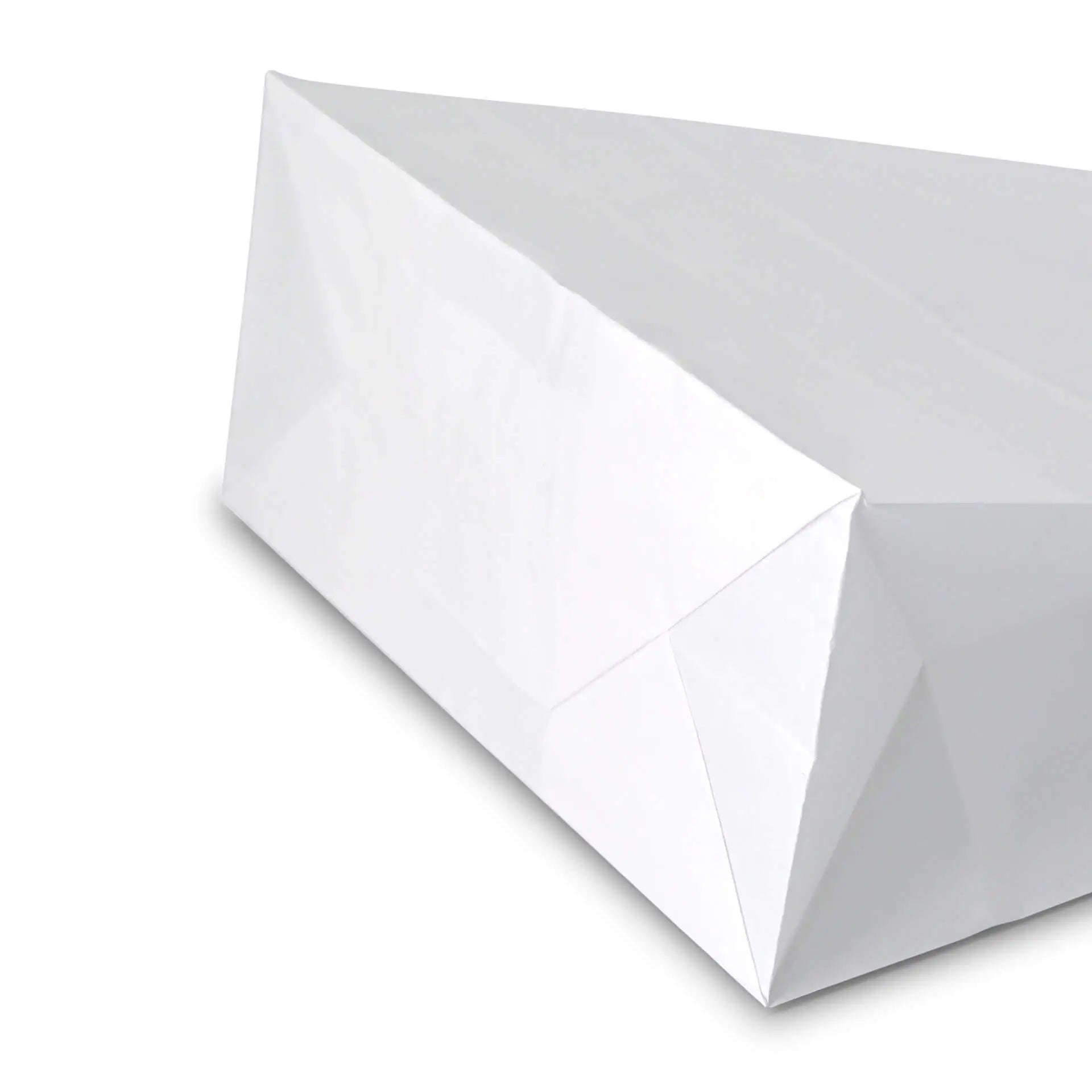 Tragetaschen aus Kraftpapier S, 18 x 8 x 22 cm, weiß