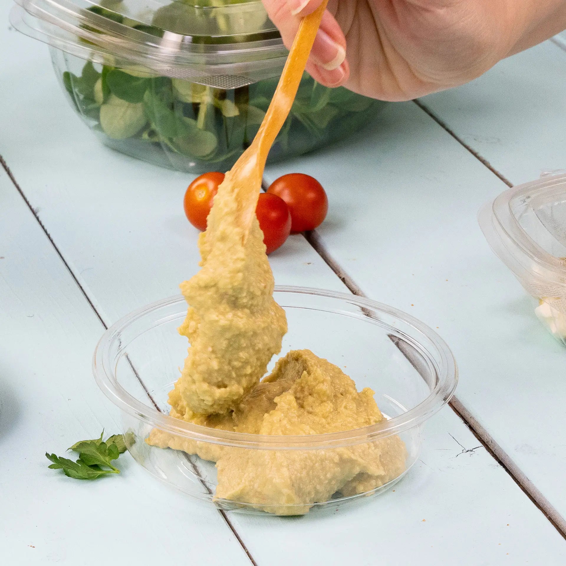 Mehrweg-Löffel 18 cm, braun