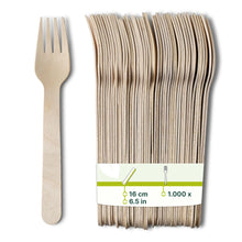 Holzgabeln 16 cm, biobeschichtet