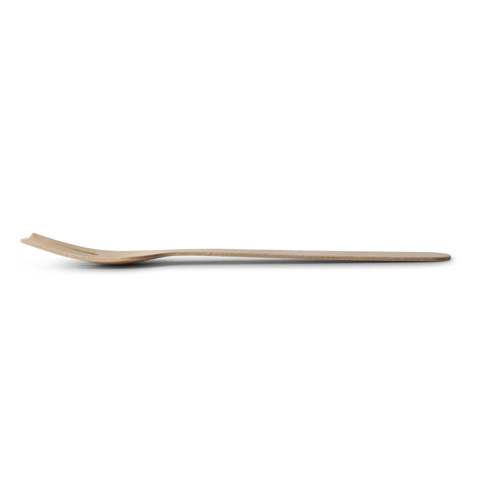Wooden forks 16 cm, bio-coated
