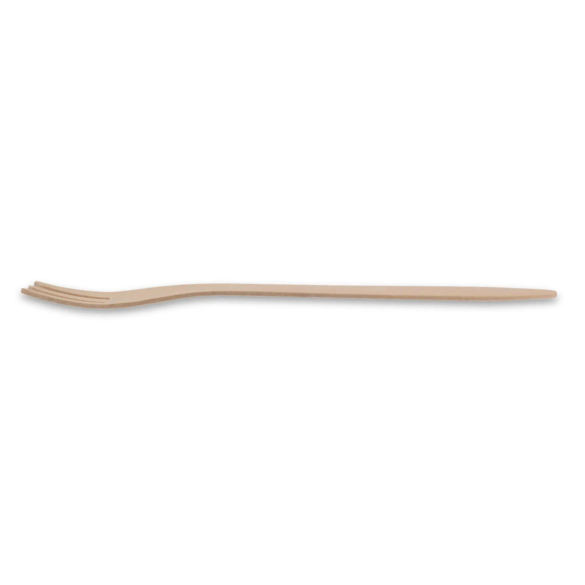 Wooden forks (Premium) 18 cm, bio-coated