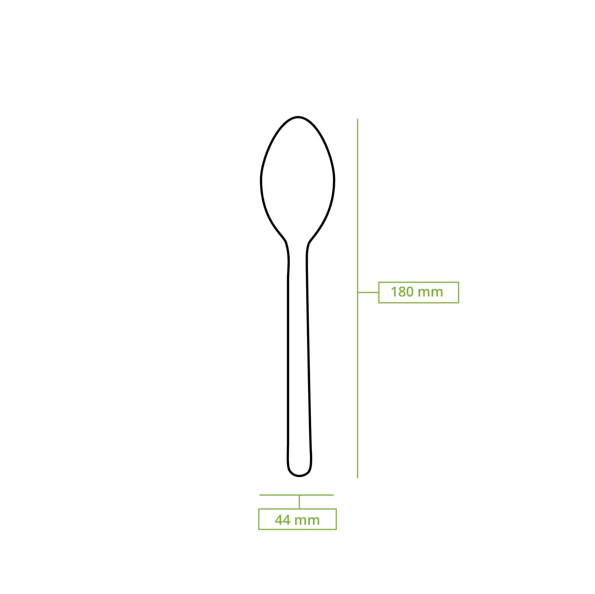 Wooden spoons (Premium) 18 cm, bio-coated