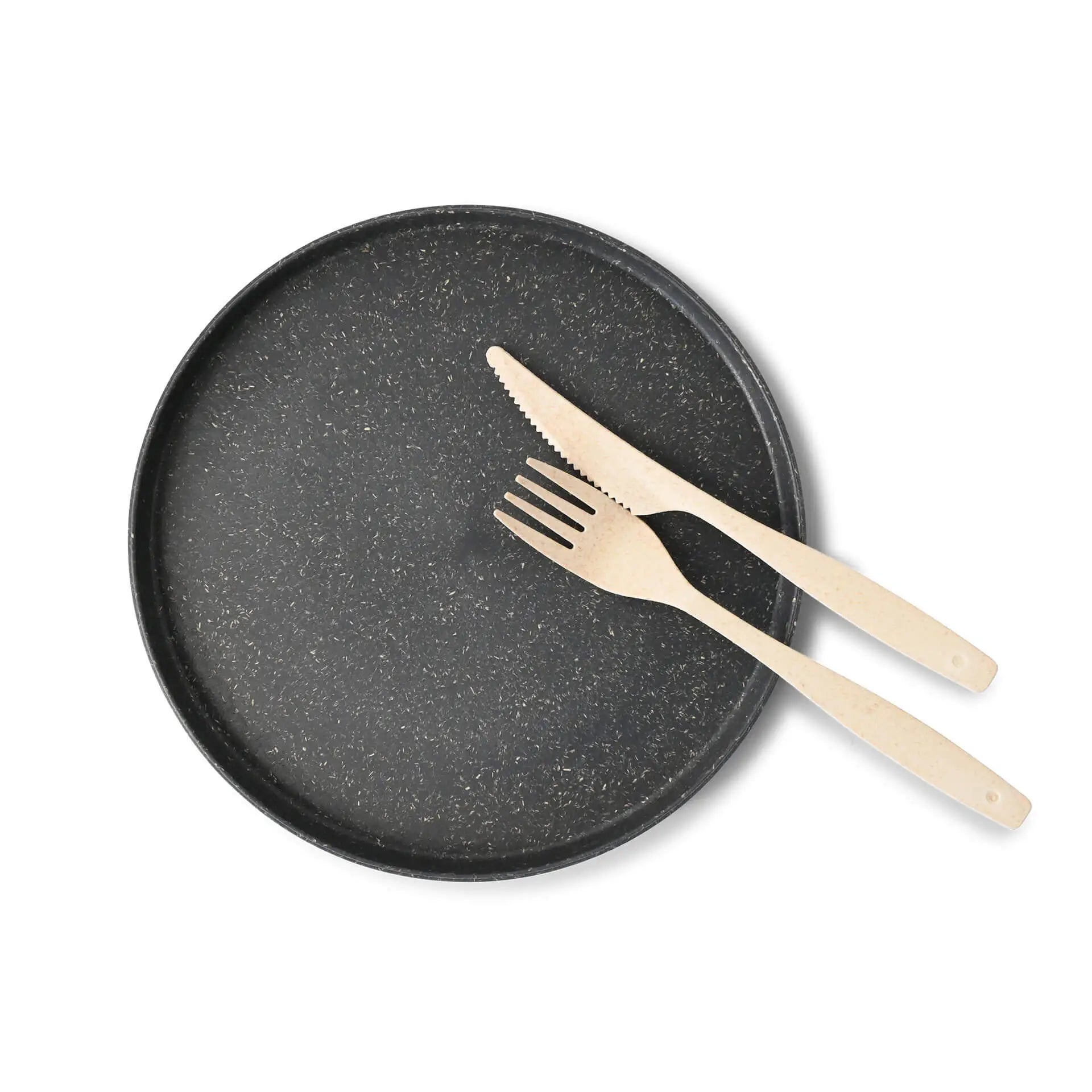 Reusable plates "merways Plate" Ø 20 cm, round, pepper / grey