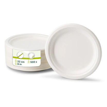 Zuckerrohr-Teller Ø 22 cm, rund