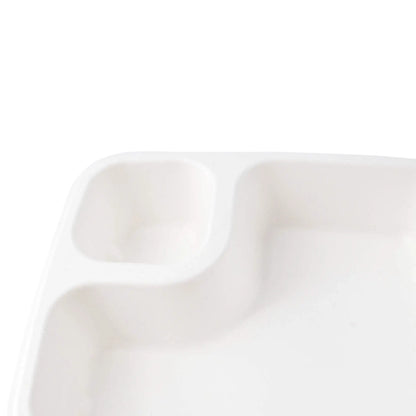 Dip Teller aus Zuckerrohr, 16,5 cm x 19 cm, rechteckig