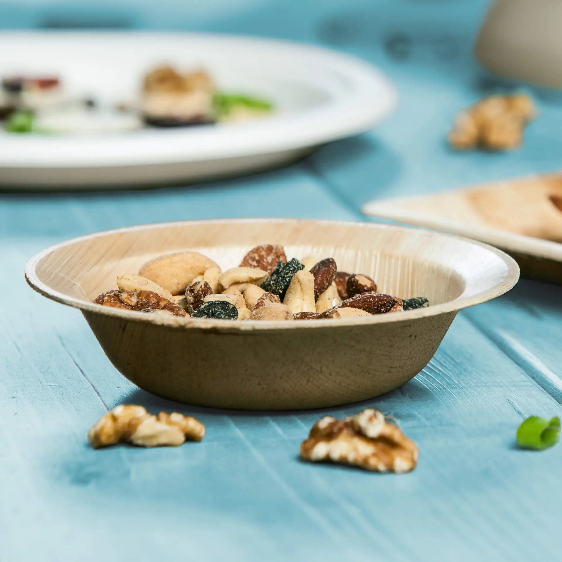 Palmblatt Teller "Palmware®" Ø 14 cm, tief, rund, mit Rand