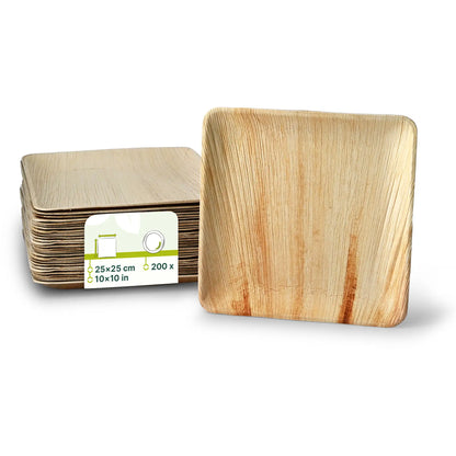Palmblatt Teller "Palmware®" 25 x 25 cm, quadratisch