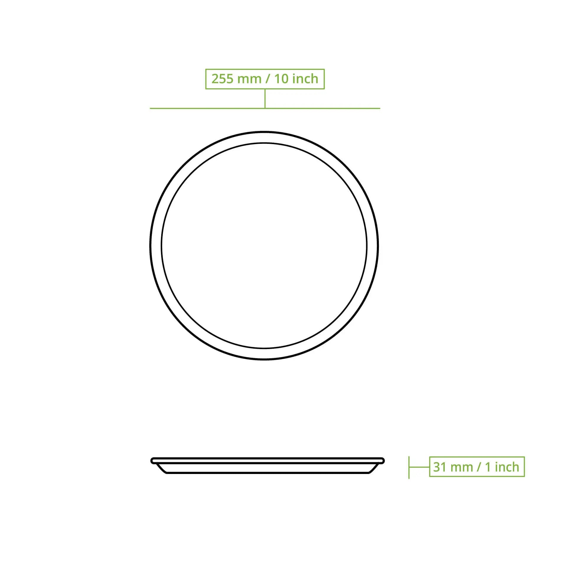 Palmblatt Teller "Palmware®" Ø 25 cm, rund