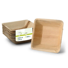 Palmblatt Schalen "Palmware®" 600 ml, quadratisch