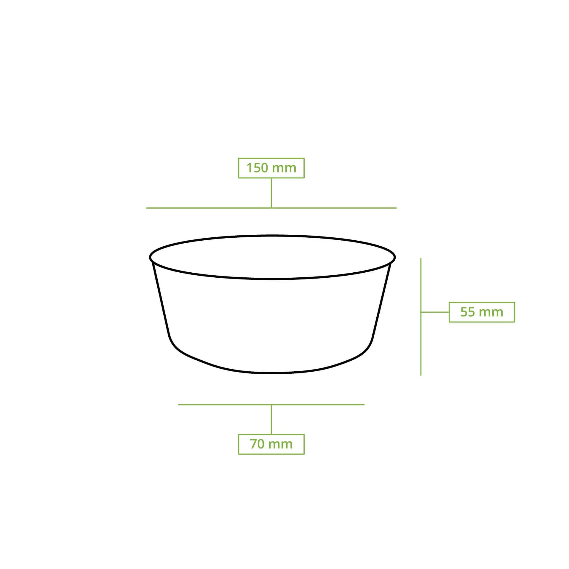 Palm leaf bowls "Palmware®" 425 ml, round
