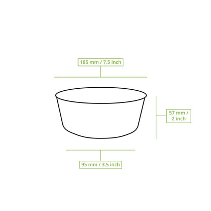 Palmblatt Schalen "Palmware®" 750 ml, rund