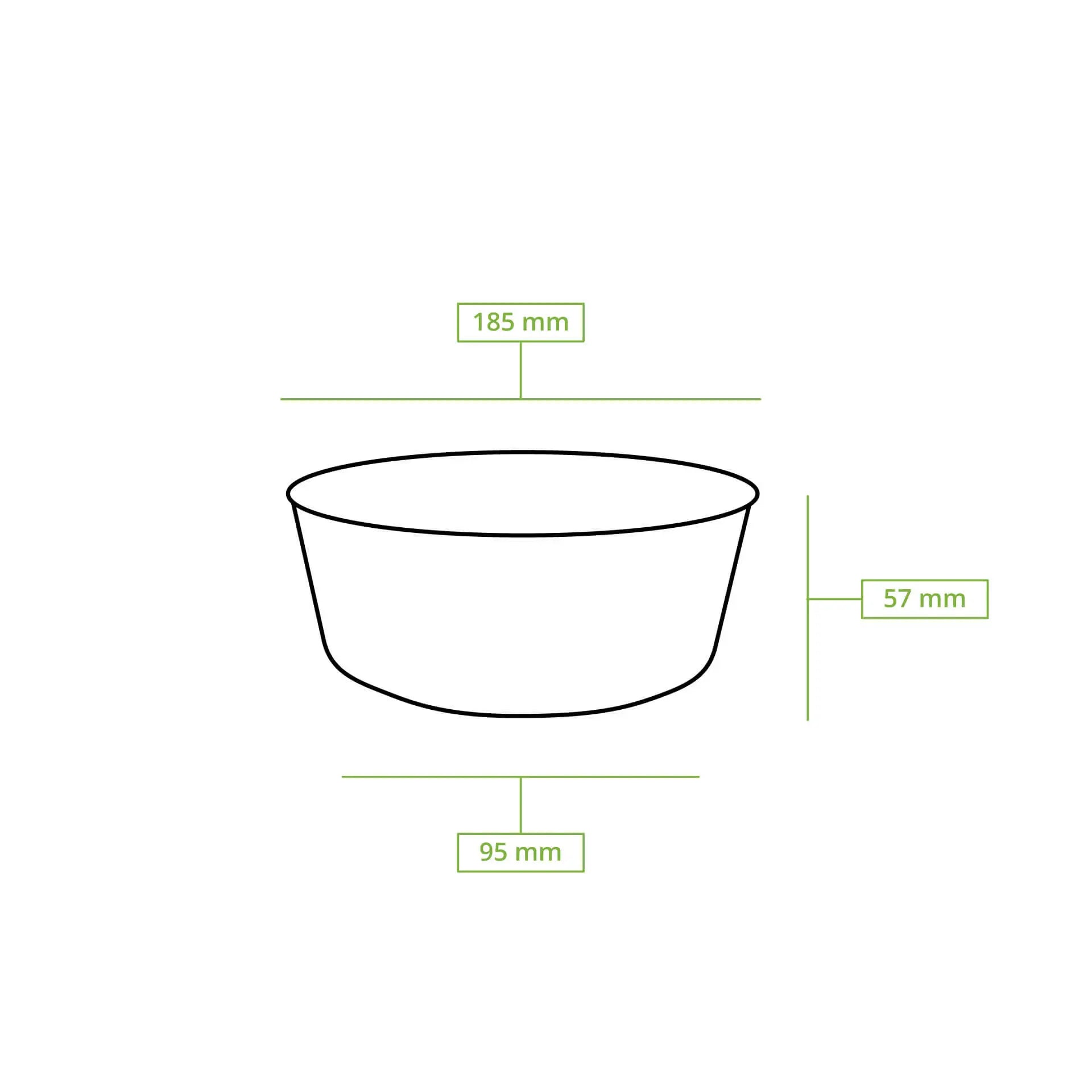 Palm leaf bowls "Palmware®" 750 ml, round