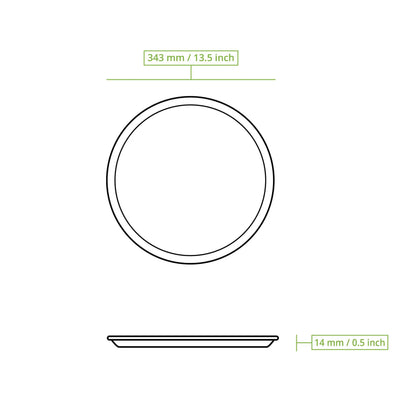 Palmblatt Pizzateller "Palmware®" Ø 32 cm, rund