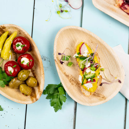 Palmblatt Teller "Palmware®" 26 cm, tropfenförmig