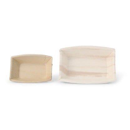 Palm leaf bowls  "Palmware®" 200 ml, rectangular