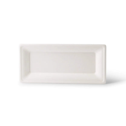 Sugarcane-plates, 26 x 13 cm, rectangular